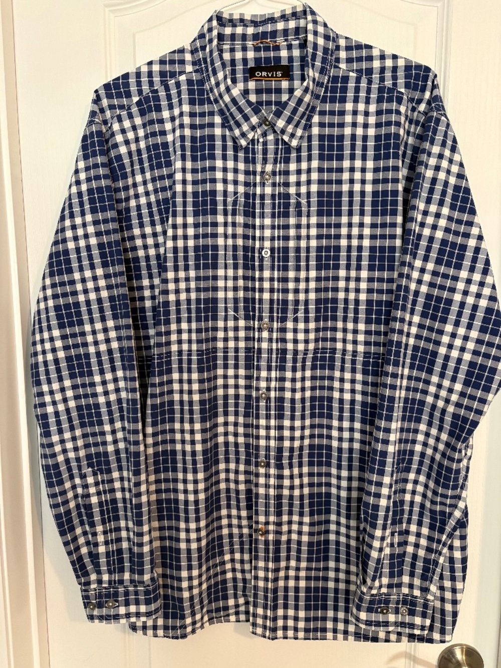 Orvis XL Plaid Button Down Shirt  Long Sleeve Men’s